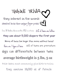 For many people, math is probably their least favorite subject in school. Twin Baby Shower Four To Adore