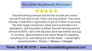 We are fully licensed and insured no contracts to lock you in, and our unmarked service vehicles help to service your account discreetly. Discreet Bed Bug Removal And Pest Control Grove City Oh