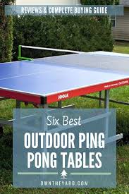 An outdoor ping pong table made from 3 hardie backer cement boards. Ping Pong Is A Fun Indoor Sport That You Can Take Outside As Well Find The Best Outdoor Ping Pong Tables G Outdoor Ping Pong Table Ping Pong Ping Pong Tables