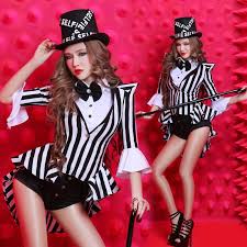 Black And White Striped Dance Costume Click To Buy Ds Costumes Dance Club Dj Female Leads Served Jazz Dance Performance Affiliate Dance Outfits Dance Clothes Practice Dance Costumes