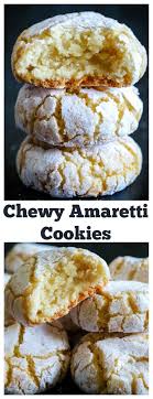 Chewy Italian Amaretti Cookies A Quick And Easy Gluten Free Cookie Thats Perfect For The Holidays A Gluten Free Cookies Easy Italian Cookie Recipes Desserts