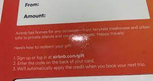 Check spelling or type a new query. Complaint Concerning Airbnb Gift Card Balance Usage Airbnb Hell