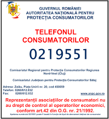 În ţara noastră, drepturile consumatorului sunt protejate şi reglementate prin legislaţia pentru protecţia consumatorilor. Din 21 Ianuarie Firmele Sunt Obligate SÄ Afiseze Telefonul Consumatorilor Magazin SÄlÄjean