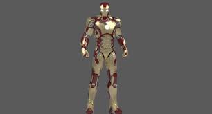 3d Model Iron Man Mark 42 Iron Man 3d Model Model
