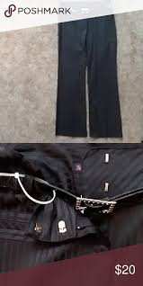 Dress Pants Slacks With Belt 63 Polyester 34 Rayon 3