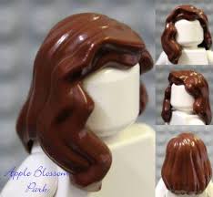 New Lego Girl Minifig Long Brown Hair Female Minifigure Over Shoulder Wavy Hair Brown Hair Female Long Brown Hair Lego Girls