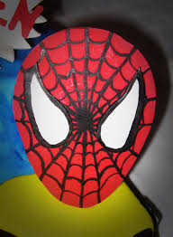 Spider Man Face Hand Painted All Edible Spiderman Male Face Hand Painted