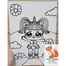 Entdecke rezepte, einrichtungsideen, stilinterpretationen und andere ideen zum ausprobieren. Favorit Kanvas Lukis Anak Gambar Lol Surprise Doll Shopee Indonesia