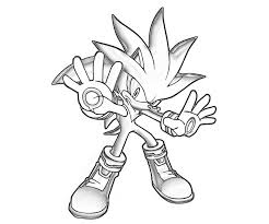 Silver the hedgehog coloring pages to print. Silver Hedgehog Coloring Pages