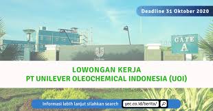 Kantor unilever indonesia yang baru ini menampung semua karyawan dari empat kantor terpisah di jakarta dalam satu atap. Lowongan Kerja Pt Unilever Oleochemical Indonesia Uoi Oktober 2020 Yureka Education Center