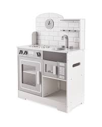 Our toddlers love to follow what adults do, and they love acting out situations in real life and. Large Grey Wooden Toy Kitchen Aldi Uk