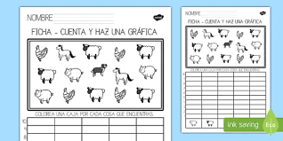 Gráficas interactivas preescolar / pantalla interactiva para colegios despierta la pasion por el aprendizaje : En La Granja Contar Y Hacer Graficas Ficha De Actividad