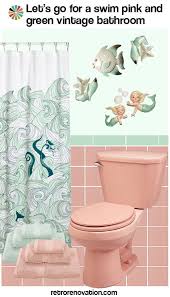 Ideas To Decorate A Pink Bathroom Using Classic Kitsch Designs Pink Bathroom Rental Bathroom Makeover Pretty Bathrooms