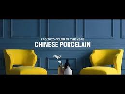 Porcelain is created using fused clay minerals and water. 2020 Ppg Color Of The Year Chinese Porcelain Youtube