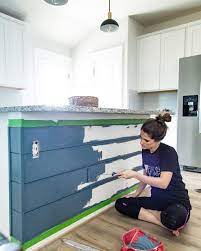 Amazing gallery of interior design and decorating ideas of shiplap kitchen island in kitchens by elite interior designers. Diy Shiplap Kitchen Island How To Add Shiplap Love Renovations
