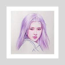 Maybe you would like to learn more about one of these? Rose Blackpink How You Like That Era An Art Print By Lamie Inprnt
