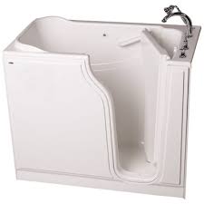Popular price (low to high) price (high to low) product name (a to z) product name. American Standard Part American Standard Gelcoat Walk In Bath Soaker Right Hand With Quick Drain And Faucet White 30 In X 52 In Bathtubs Home Depot Pro