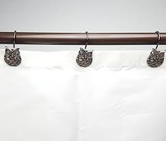 Old world bronze finish for added durability. Bathroom Accessories Love Creative Owl Bronze Shower Curtain Hooks Rings Hooks Easy Glide Stainless Steel Shower Curtain Rings Hooks 12 Count Bath
