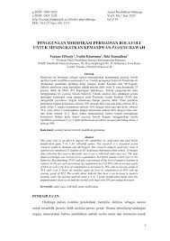 Buku matematika kelas 8 kurikulum 2013 revisi 2017 semester 2 buku siswa dan buku guru sebagian besar baru digunakan pada tahun pelajaran ini. Pdf Penggunaan Modifikasi Permainan Bolavoli Untuk Meningkatkan Kemampuan Passing Bawah