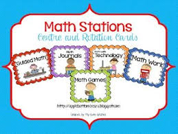 Math Stations Rotation Cards Math Stations Guided Math Kindergarten Guided Math