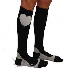 Heart Compression Socks Endure Black Compression Socks Compression Socks Socks