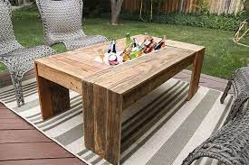 Make sure the design of the table if you want to build a wooden table with a nice appearance, we recommend you to buy quality lumber. 18 Diy Outdoor Table Plans