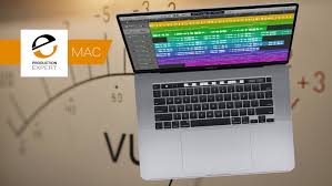 macbook pro in a recording studio noise