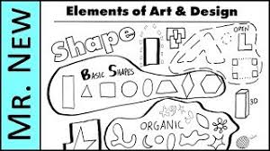 Shapes are created with lines in a given space, either real or imaginary. All About Shapes Understanding The Elements Of Art And Design Youtube