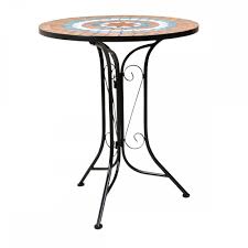 Have a few foldable or stackable chairs somewhere accessible to bring out as soon as you need them. Charles Bentley 2 Seater Terracotta Mosaic Bistro Set Garden Table 2 Chairs