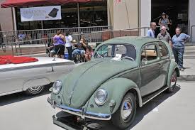 Image result for Pastel Green 1950 Beetle