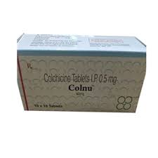In healthy adults, colchicine capsules when given orally reached a mean cmax of 3 ng/ml in 1.3 h (range 0.7 to 2.5 h) after 0.6 mg single dose administration. Colnu 0 5mg Colchicine Tablets Clover Healthcare Pharma 10 X 10 Tablet Rs 30 10 Tablets Id 1946712712