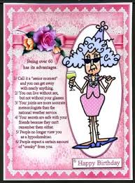 60th Birthday Wishes For A Lady Friend Stella Advantages Of Being Over 60 Quick Card Cup638399 1209 Craftsuprint 60th Birthday Cards 65th Birthday Cards 60th Birthday Cards For Ladies