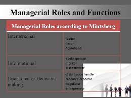 Functions Roles And Skills Of A Manager Managerial