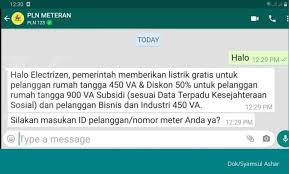 Klaim Token Listrik Gratis Pln Bulan Desember 2020 Dengan Login Www Pln Co Id Dan Wa