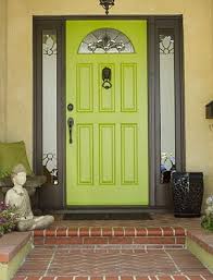 How to prevent paint from sticking to exterior door glass. Modern Masters The Alternative To Ordinary Painted Front Doors Green Front Doors Front Door Colors
