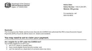 Information about schedule 8812 and its separate instructions is at. 89 458 In Ct To Get Letter From Irs On Economic Impact Payments Nbc Connecticut