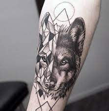 These are great options for wolf tattoos for men. 40 Wolf Forearm Tattoo Designs For Men Masculine Ink Ideas Geometric Wolf Tattoo Wolf Tattoos Men Wolf Tattoo Design