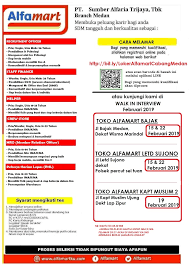 Lowongan kerja terbaru di medan. Lowongan Kerja Alfamart Medan Februari 2019 Loker Anak Medan