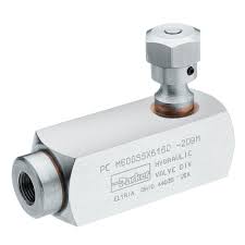 PCM Valve Inline Pressure Compensated Flow Control Valve, Hydraulic | Parker