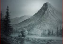 Mountain Landscape Drawing At Paintingvalley Com Explore Collection Of Mountain Landscape Drawing