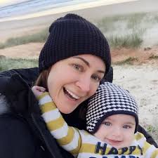 Michelle Bridges' son Axel is her mini me and these pictures prove it