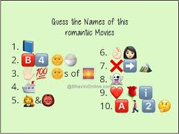 Biology Group Chat Names Whatapp Emoticon Riddle Guess The Name Of These Romantic Movies Bhavinionline Com Romantic Movies Riddles Romantic