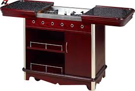 Restaurant Sliding Cooking Cart Built In Four Wheels