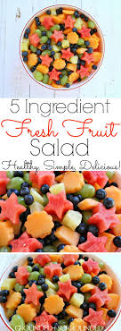 The Best 5 Ingredient Fresh Fruit Salad Whether You Signed Up To Bring Fruit To A Summer Bbq Or J Fruit Salad Recipes Fresh Fruit Salad Breakfast For A Crowd