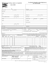When filling out the bill of lading form, effort should be made to ensure the right information is put on the form, you can also back up a bill of lading pdf for emergency use. 2017 2021 Form Yrc Op 097 Fill Online Printable Fillable Blank Pdffiller