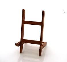 Wood Display Easel Plate Stand Walnut Mission Woods Display Stand Wood Display Wood Display Stand Plate Stands