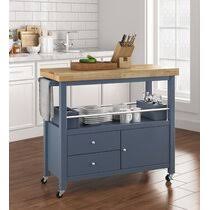 35.5'' h x 43'' w x 31.5'' d; Light Wood Kitchen Islands Carts You Ll Love In 2021 Wayfair