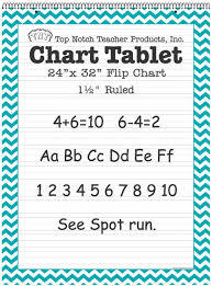 teal chevron border chart tablet 24x32 1 1 2in ruled top3859