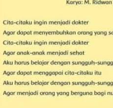Check spelling or type a new query. Puisi Cita Citaku Ingin Menjadi Dokter1 Bait Saja Ya Kalo Nulis Cita Cita Ingin Menjadi Dokter Brainly Co Id