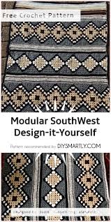 You use colored canvas to create the case and then trim it with real or faux leather. Free Pattern Modular Southwest Design It Yourself Diy Smartly